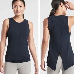 NWT Athleta Foothill Tank - Size Large - Navy